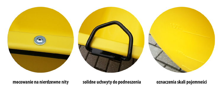 Kastry polietylenowe 200 l