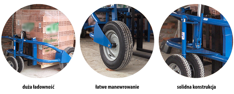 Wózki transportowe do palet