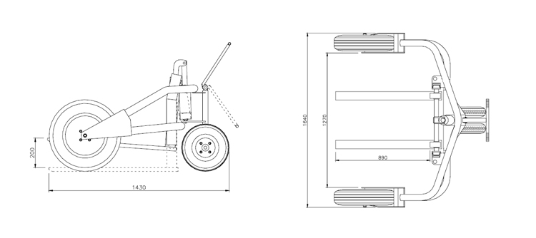 Wózki transportowe do palet